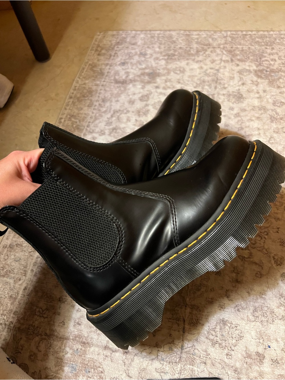 Dr. Martens Platform Chelsea Boots | Women’s US 8